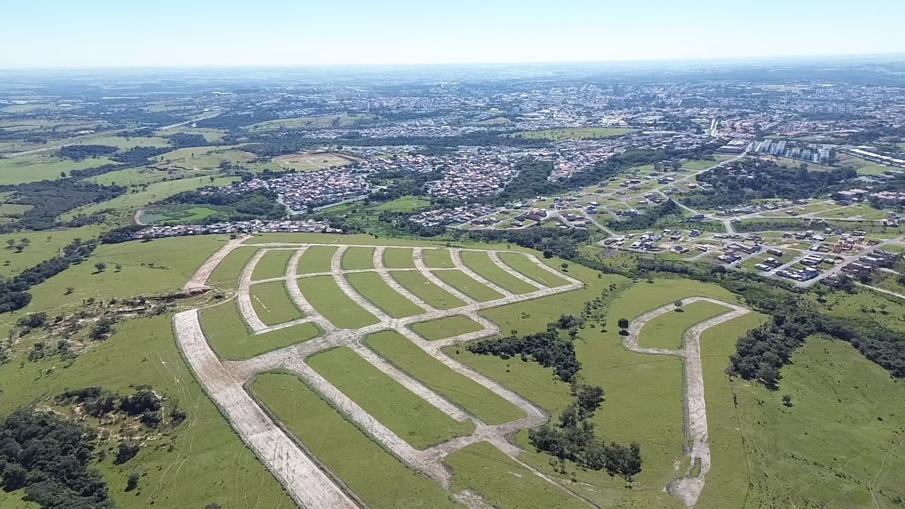 Vista Aérea dos Lotes do Residencial Manhattan em Itu/SP